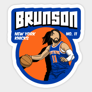 Jalen Brunson Comic Style Sticker